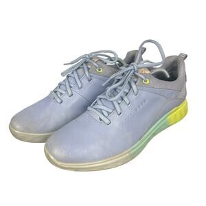 ECCO Womens 8.5 Preppy Athleisure Outdoors Leather S-Three GORE-TEX Golf Shoe
